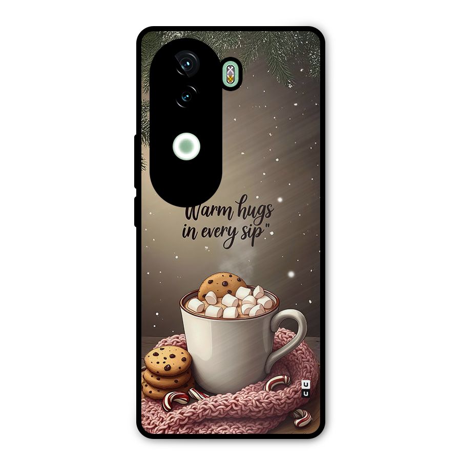 Warm Hugs Metal Back Case for iQOO Z9s