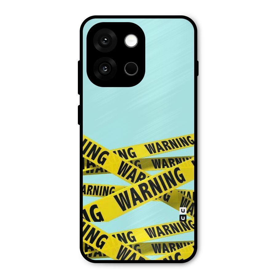 Warning Design Metal Back Case for OnePlus 13s