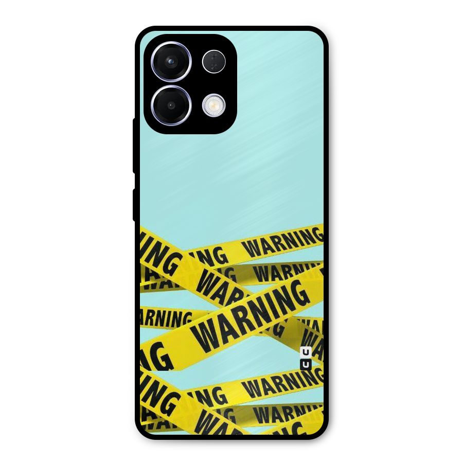 Warning Design Metal Back Case for Oppo K13