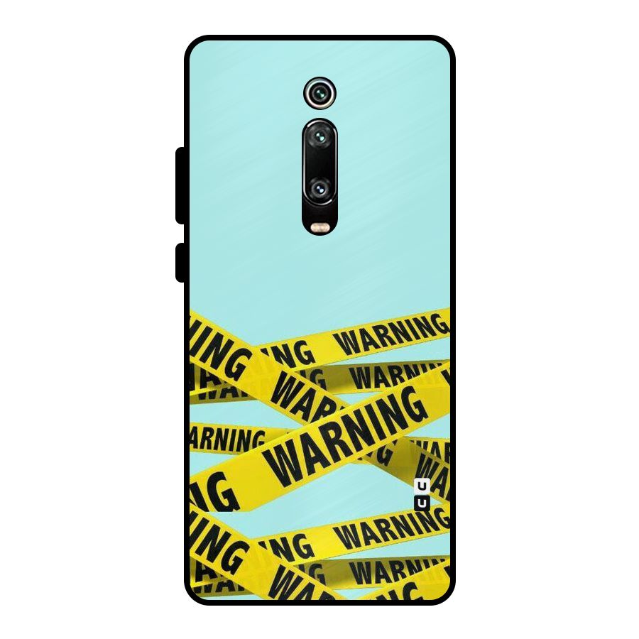 Warning Design Metal Back Case for Redmi K20