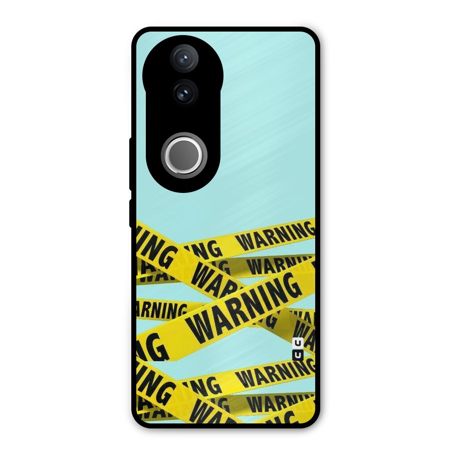Warning Design Metal Back Case for iQOO Z10R