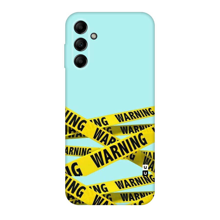 Warning Design Original Polycarbonate Back Case for Galaxy A14 5G