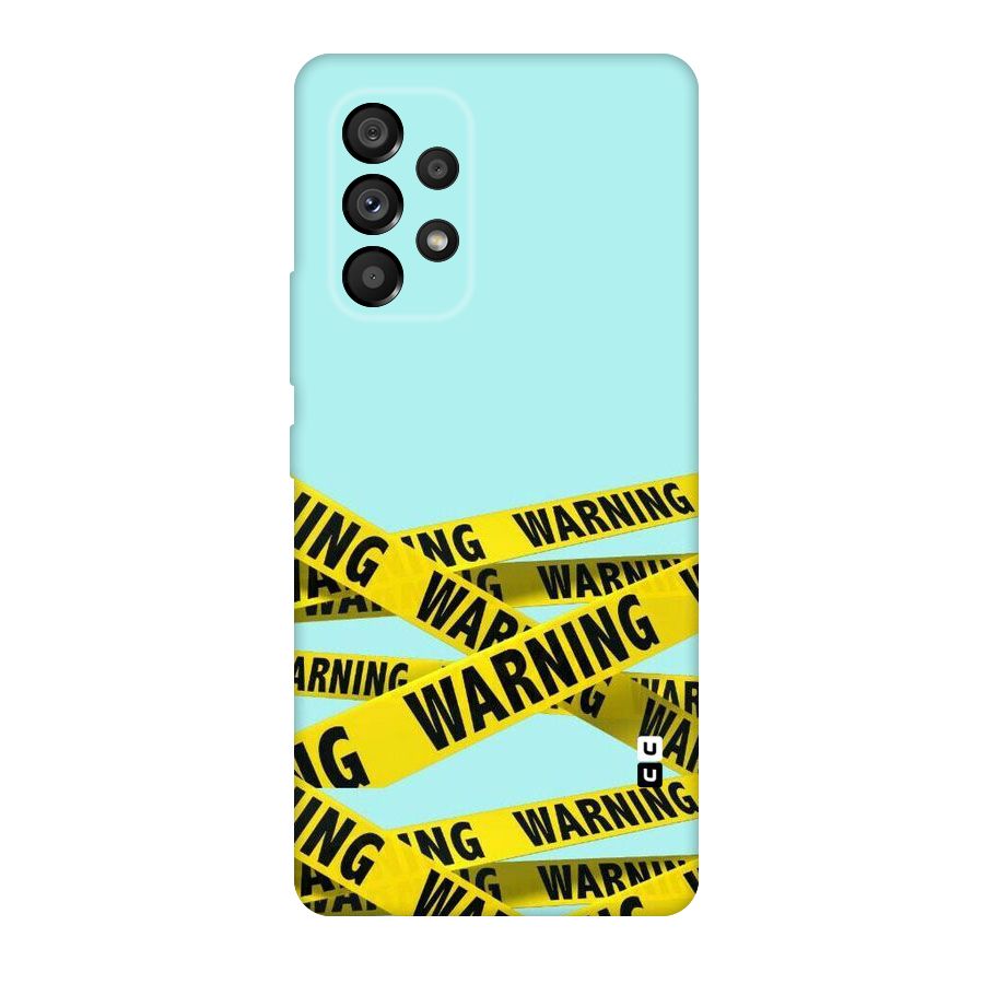 Warning Design Original Polycarbonate Back Case for Galaxy A53 5G
