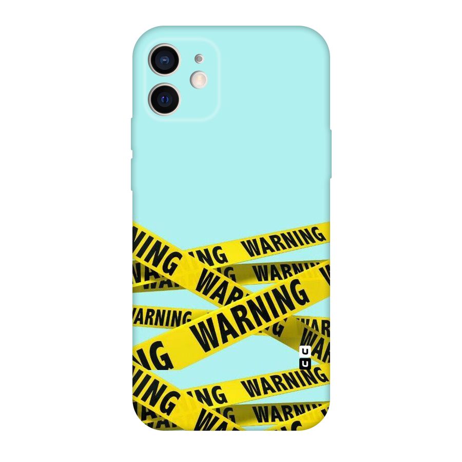 Warning Design Original Polycarbonate Back Case for iPhone 12