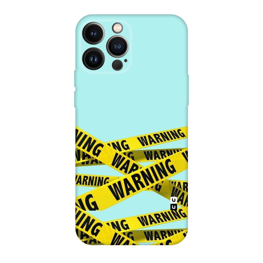 Warning Design Original Polycarbonate Back Case for iPhone 13 Pro Max