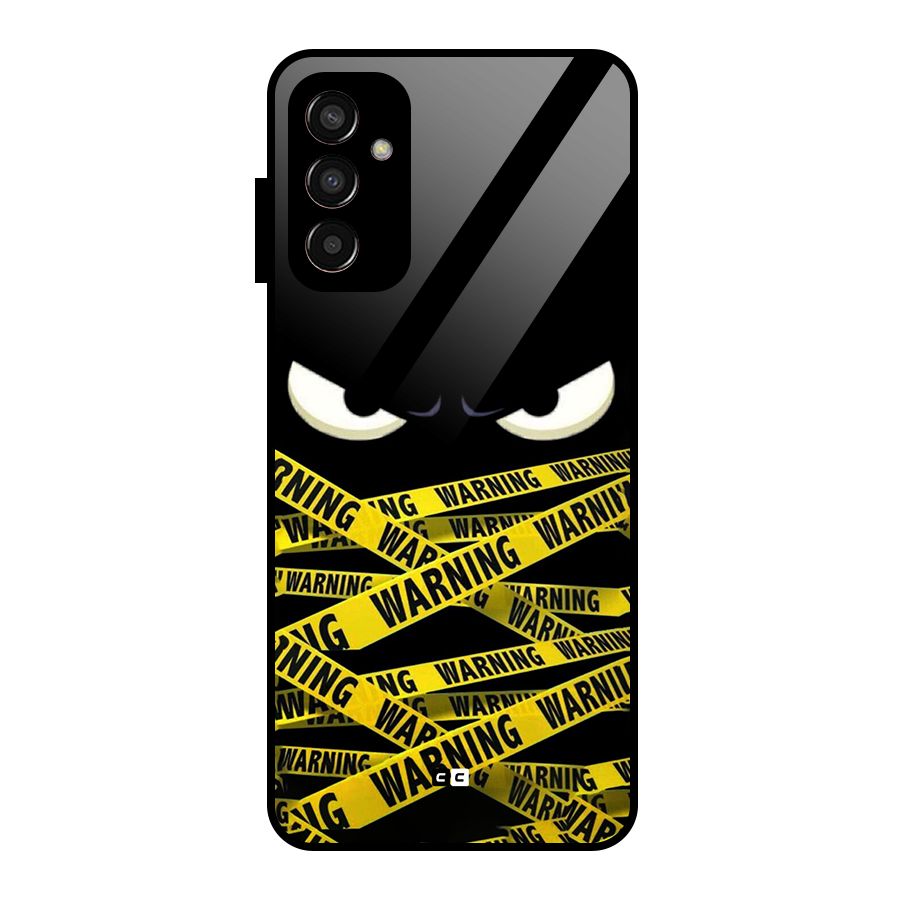 Warning Eyes Glass Back Case for Galaxy F13