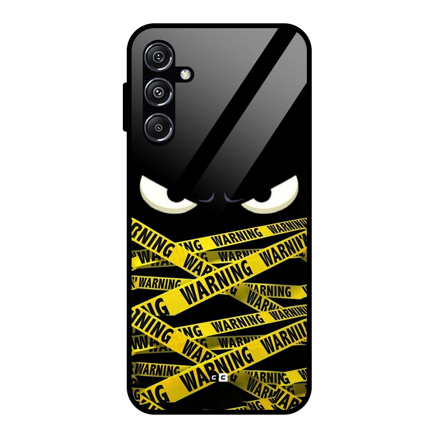Warning Eyes Glass Back Case for Galaxy M34 5G