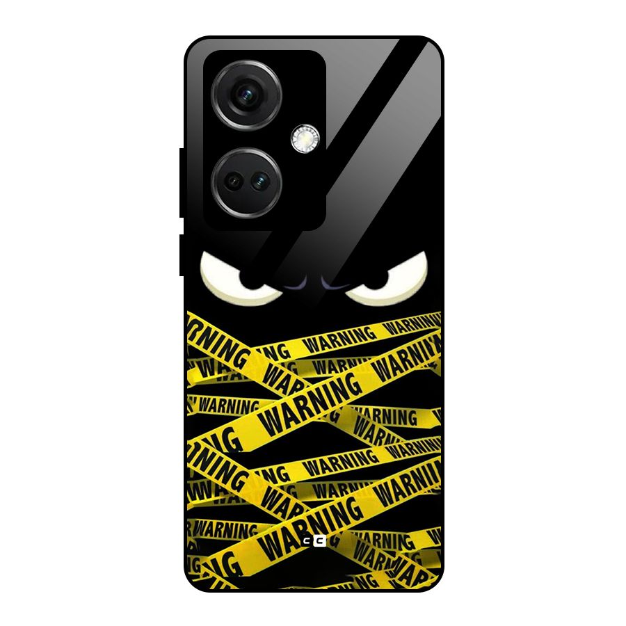 Warning Eyes Glass Back Case for OnePlus Nord CE 3 5G
