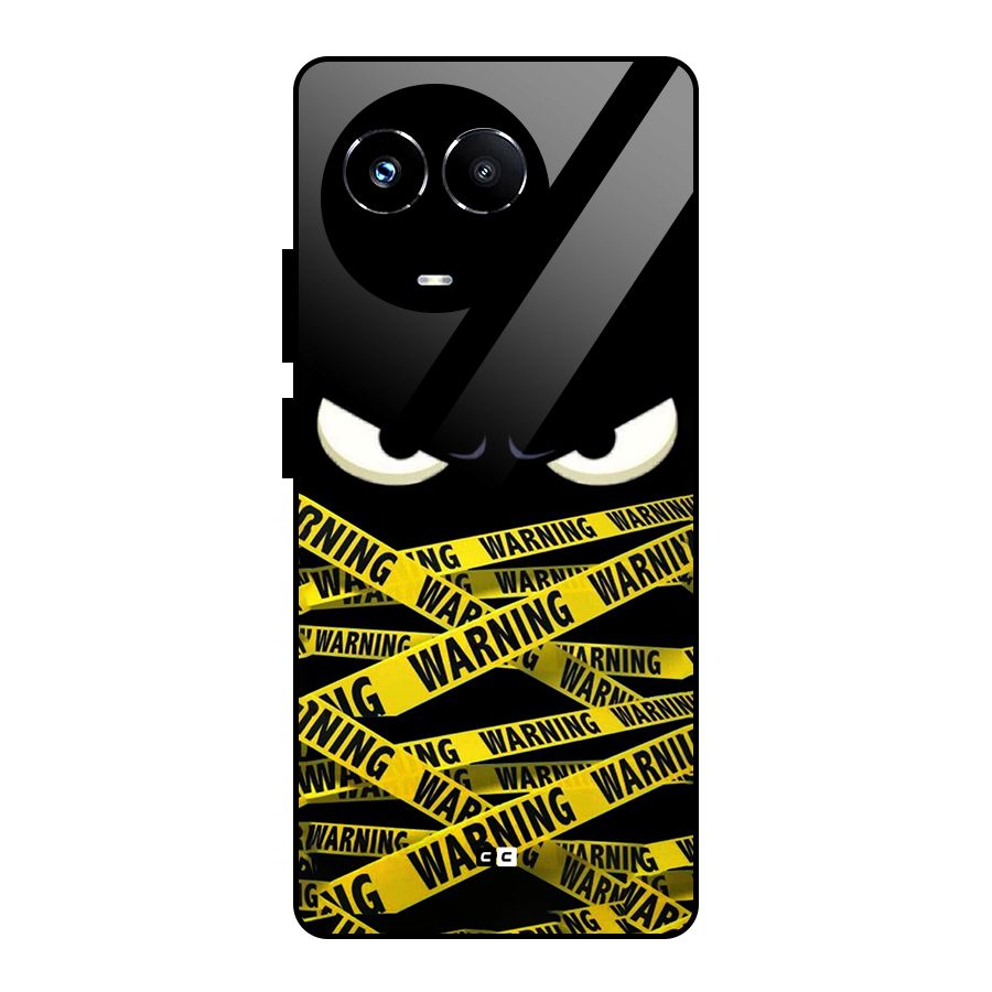 Warning Eyes Glass Back Case for Realme Narzo 60X