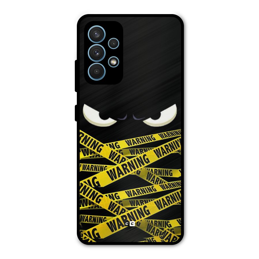 Warning Eyes Metal Back Case for Galaxy A32
