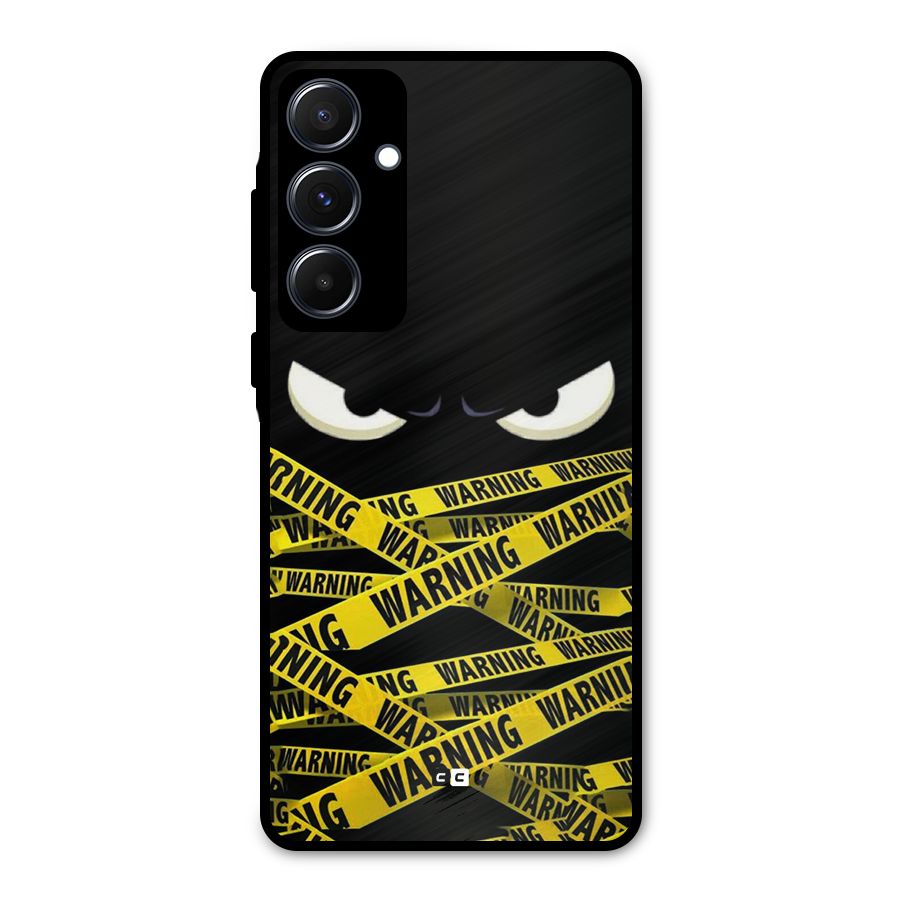 Warning Eyes Metal Back Case for Galaxy A55