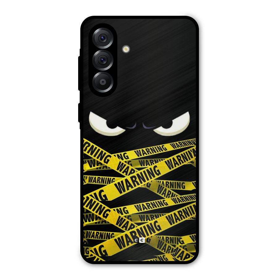Warning Eyes Metal Back Case for Galaxy A56