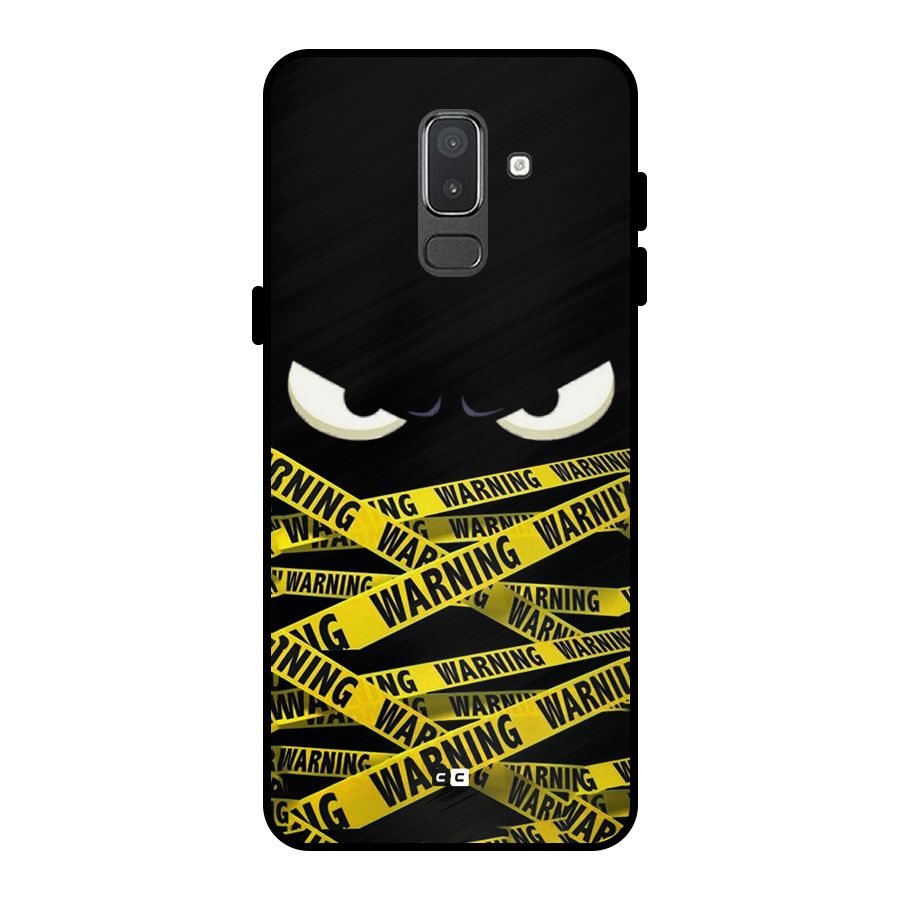 Warning Eyes Metal Back Case for Galaxy On8 (2018)