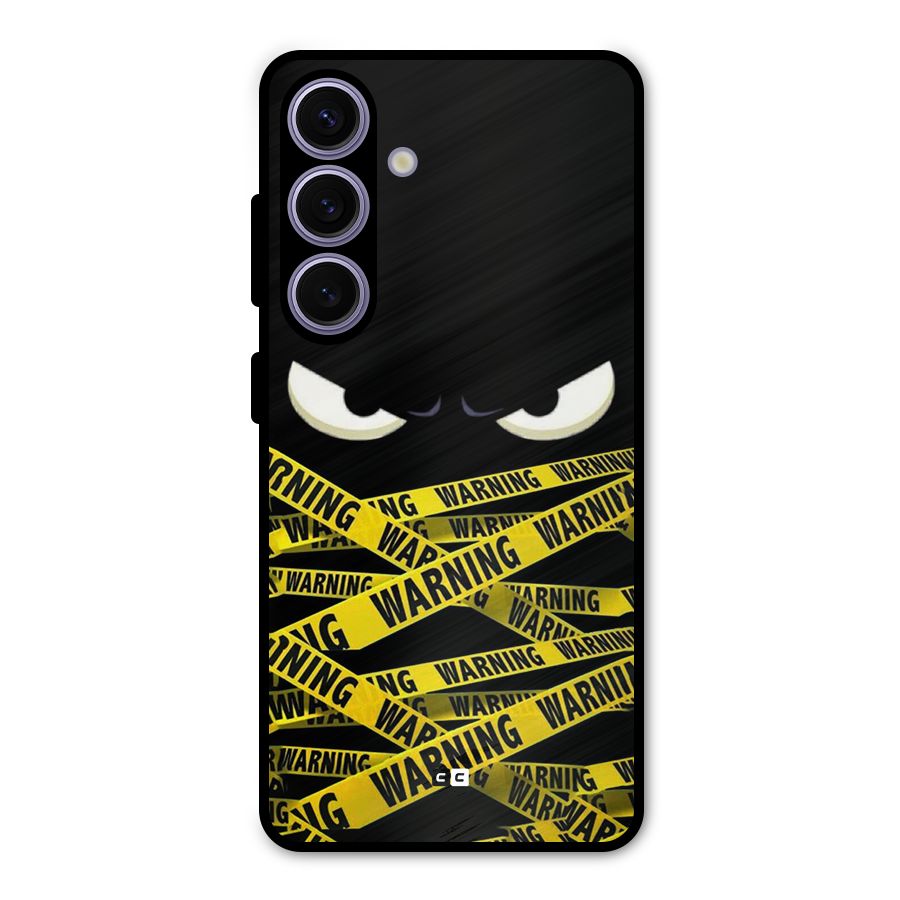 Warning Eyes Metal Back Case for Galaxy S24