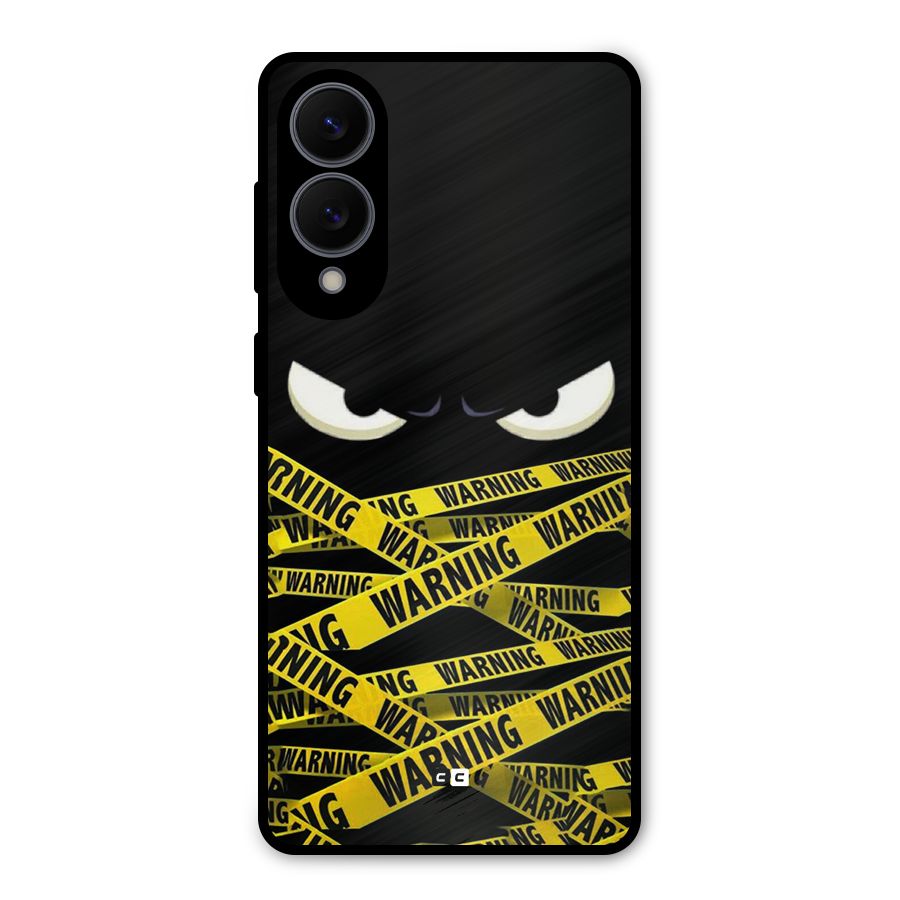 Warning Eyes Metal Back Case for Galaxy S25 Edge