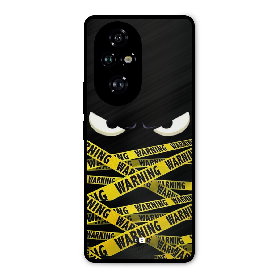 Warning Eyes Metal Back Case for Honor 200 Pro