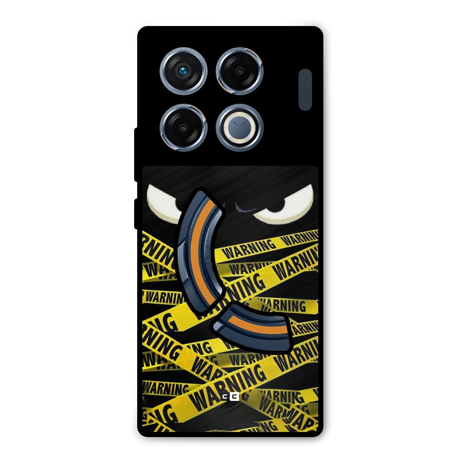 Warning Eyes Metal Back Case for Infinix GT 20 Pro