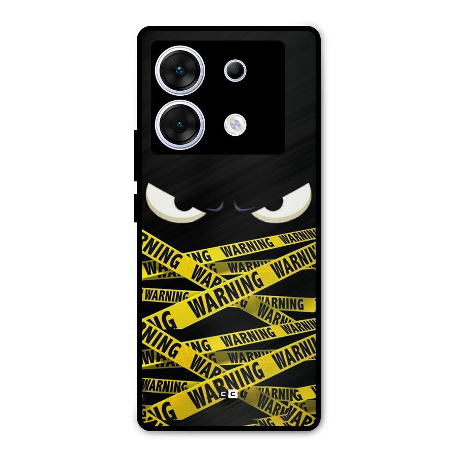 Warning Eyes Metal Back Case for Infinix Zero 30 5G