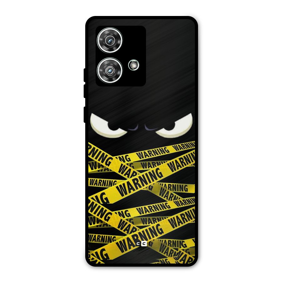 Warning Eyes Metal Back Case for Motorola Edge 40 Neo