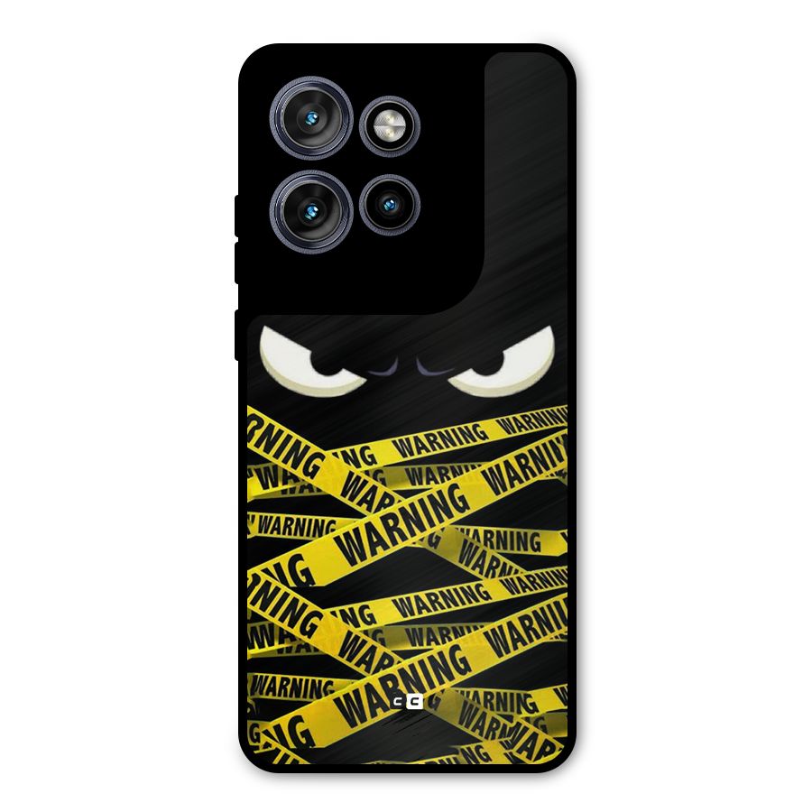 Warning Eyes Metal Back Case for Motorola Edge 50 Neo