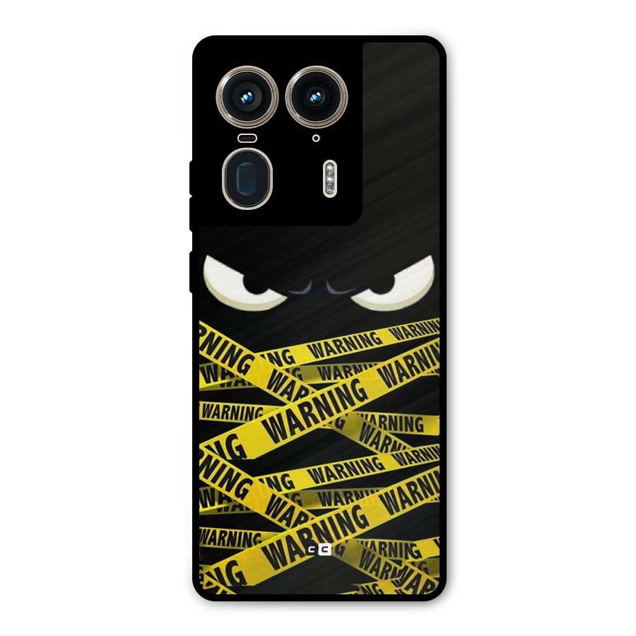 Warning Eyes Metal Back Case for Motorola Edge 50 Ultra