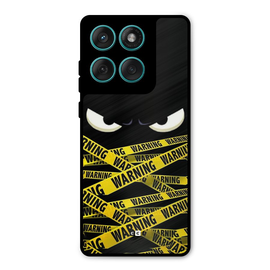 Warning Eyes Metal Back Case for Motorola Edge 60 Fusion