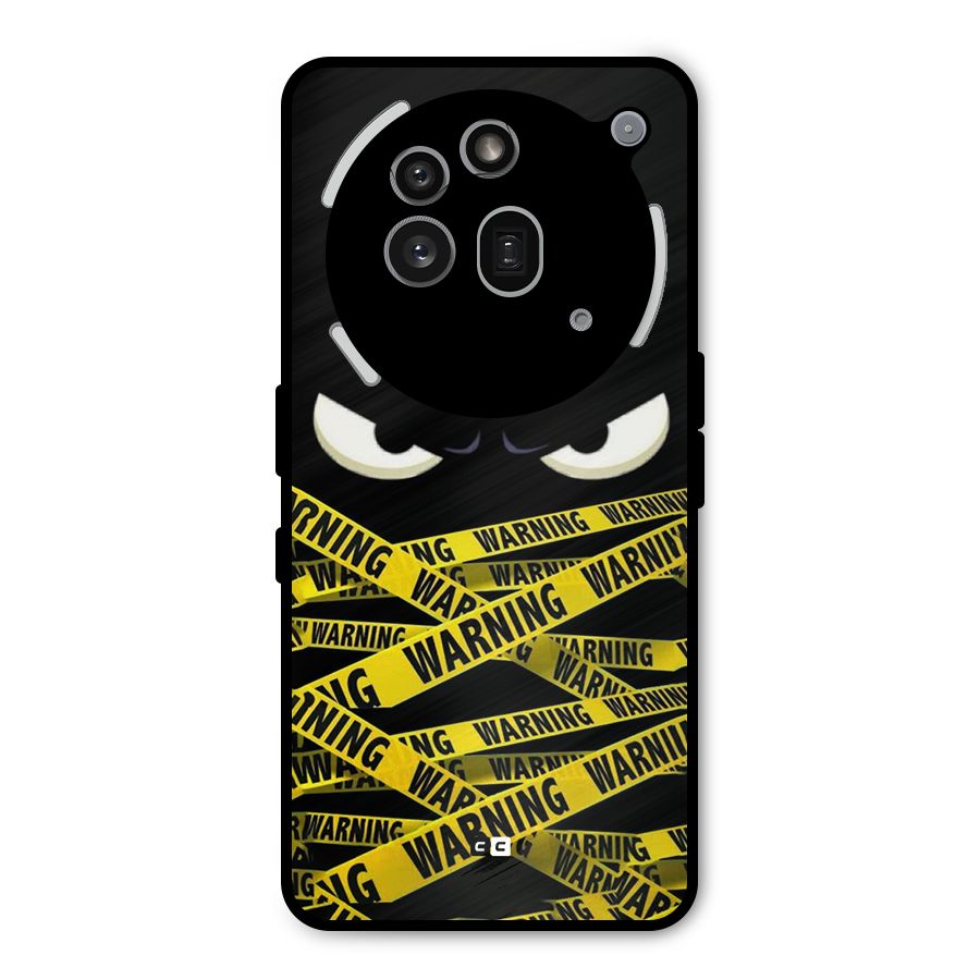 Warning Eyes Metal Back Case for Nothing Phone 3a Pro