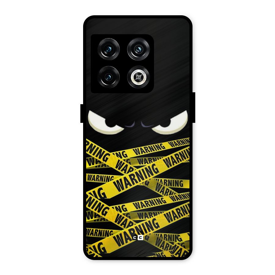 Warning Eyes Metal Back Case for OnePlus 10 Pro 5G