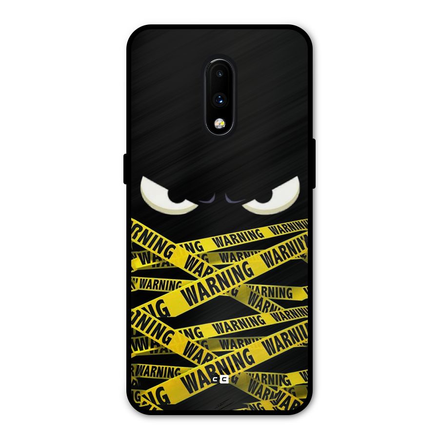 Warning Eyes Metal Back Case for OnePlus 7