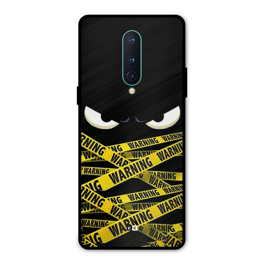 Warning Eyes Metal Back Case for OnePlus 8