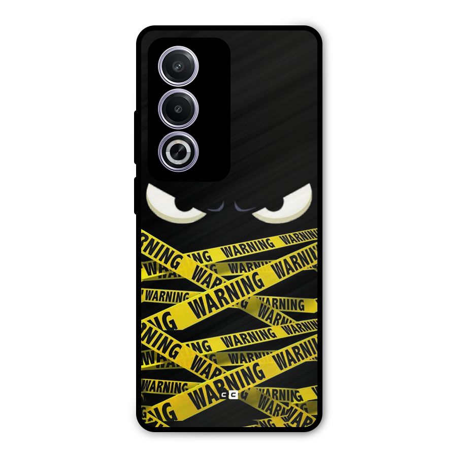 Warning Eyes Metal Back Case for Oppo A3 Pro