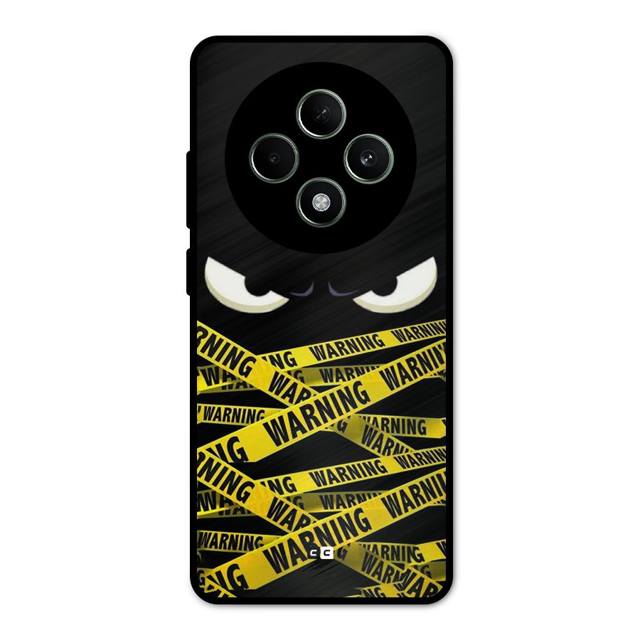 Warning Eyes Metal Back Case for Oppo F27
