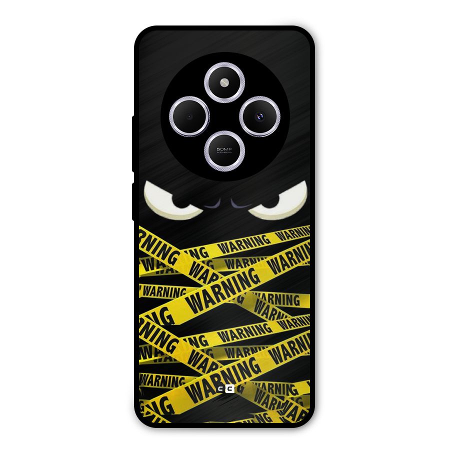 Warning Eyes Metal Back Case for Poco C75 5G