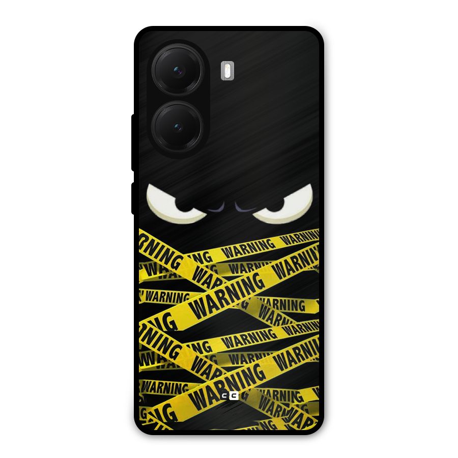 Warning Eyes Metal Back Case for Poco X7 Pro