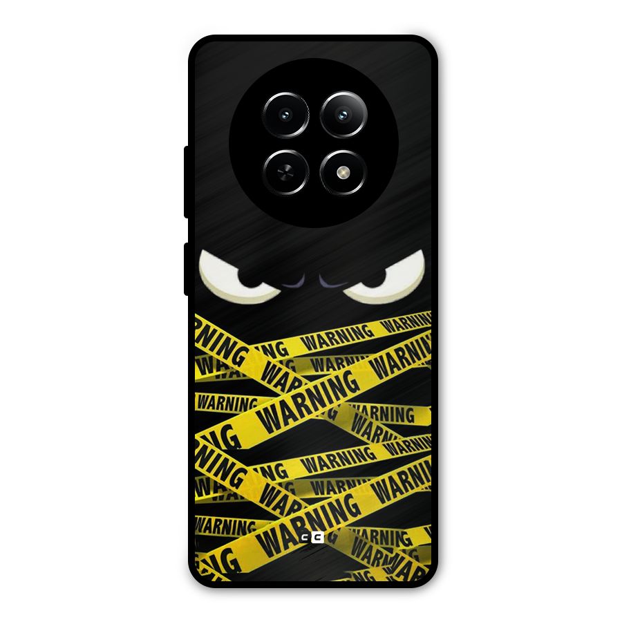 Warning Eyes Metal Back Case for Realme 12 5G