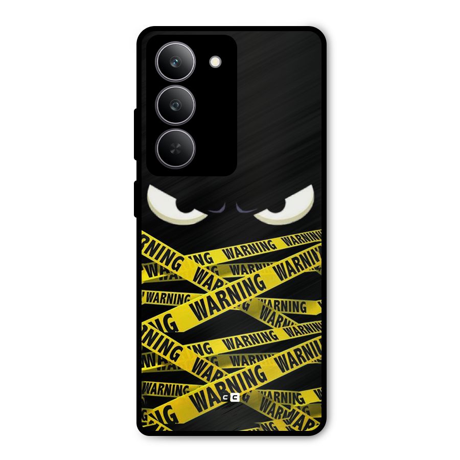 Warning Eyes Metal Back Case for Realme 14x