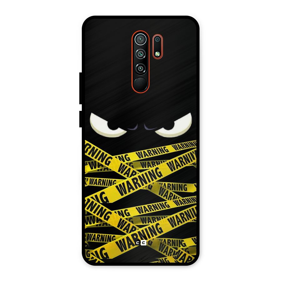Warning Eyes Metal Back Case for Redmi 9 Prime