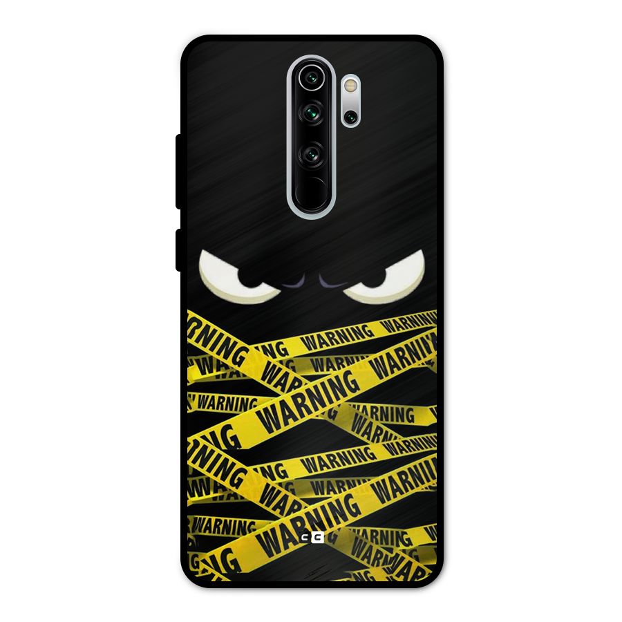 Warning Eyes Metal Back Case for Redmi Note 8 Pro