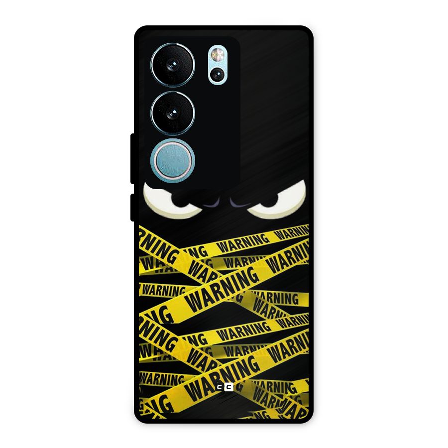 Warning Eyes Metal Back Case for Vivo V29 Pro