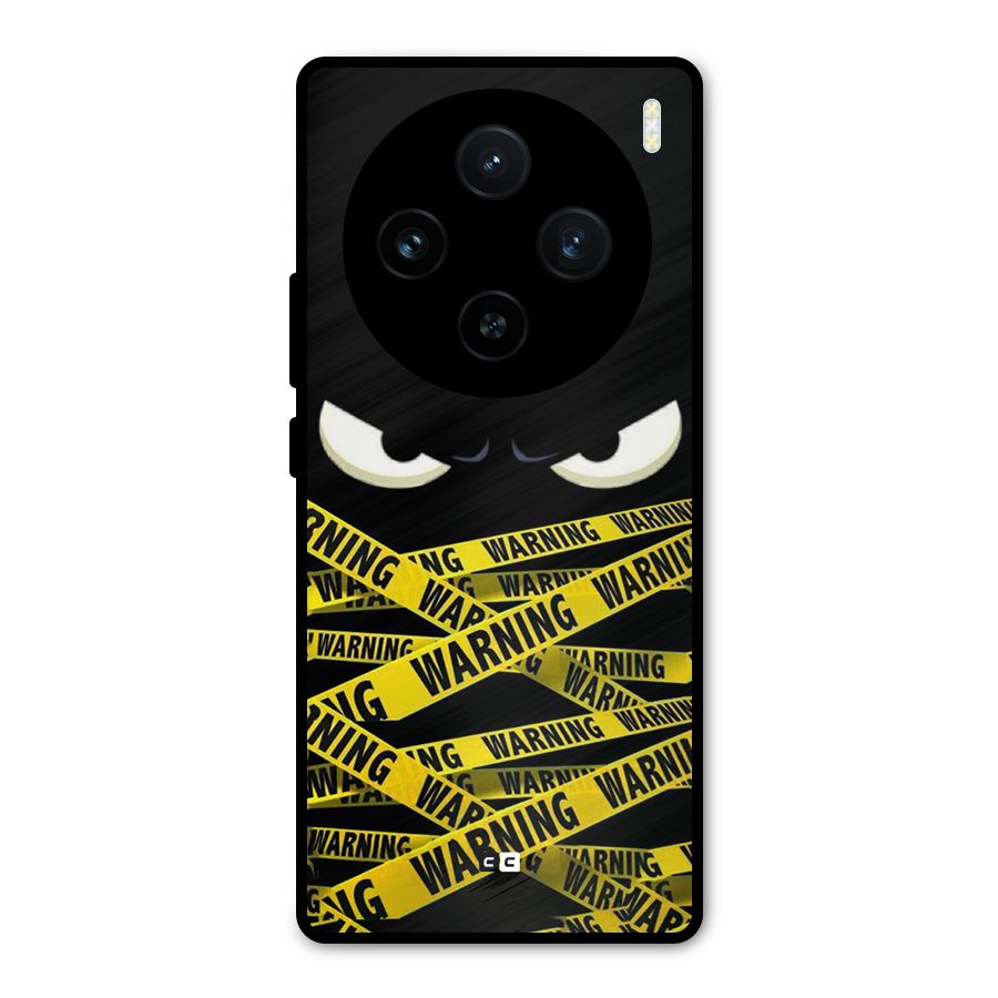 Warning Eyes Metal Back Case for Vivo X100