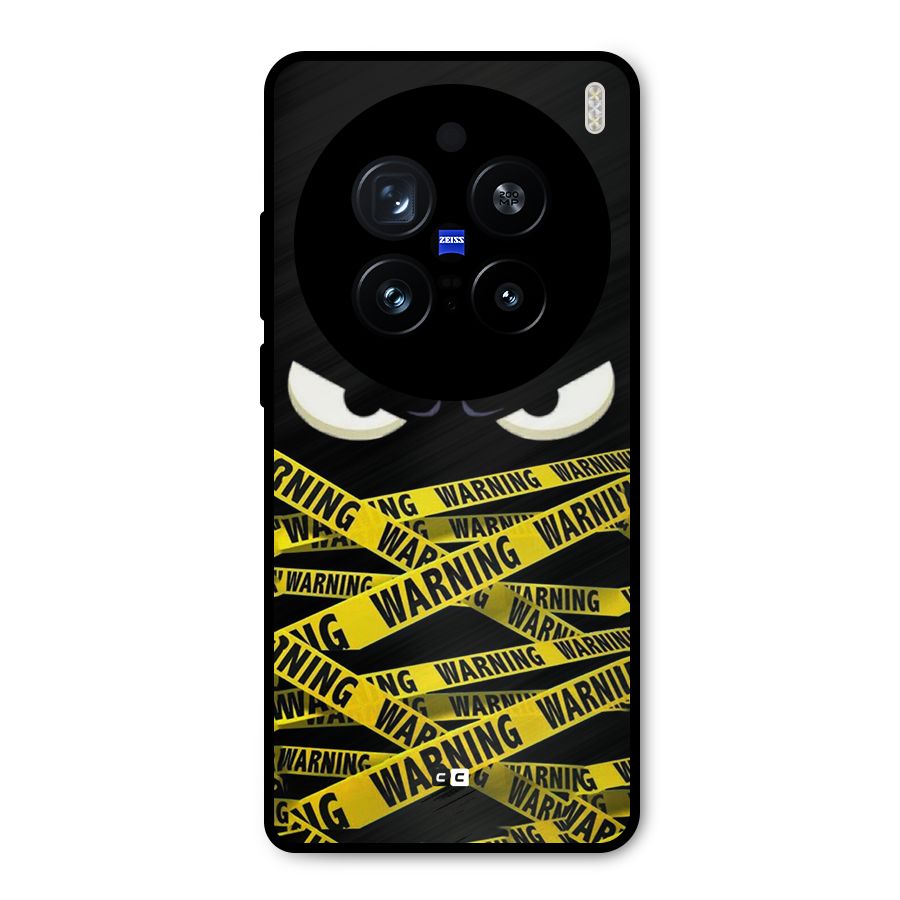 Warning Eyes Metal Back Case for Vivo X200 Pro