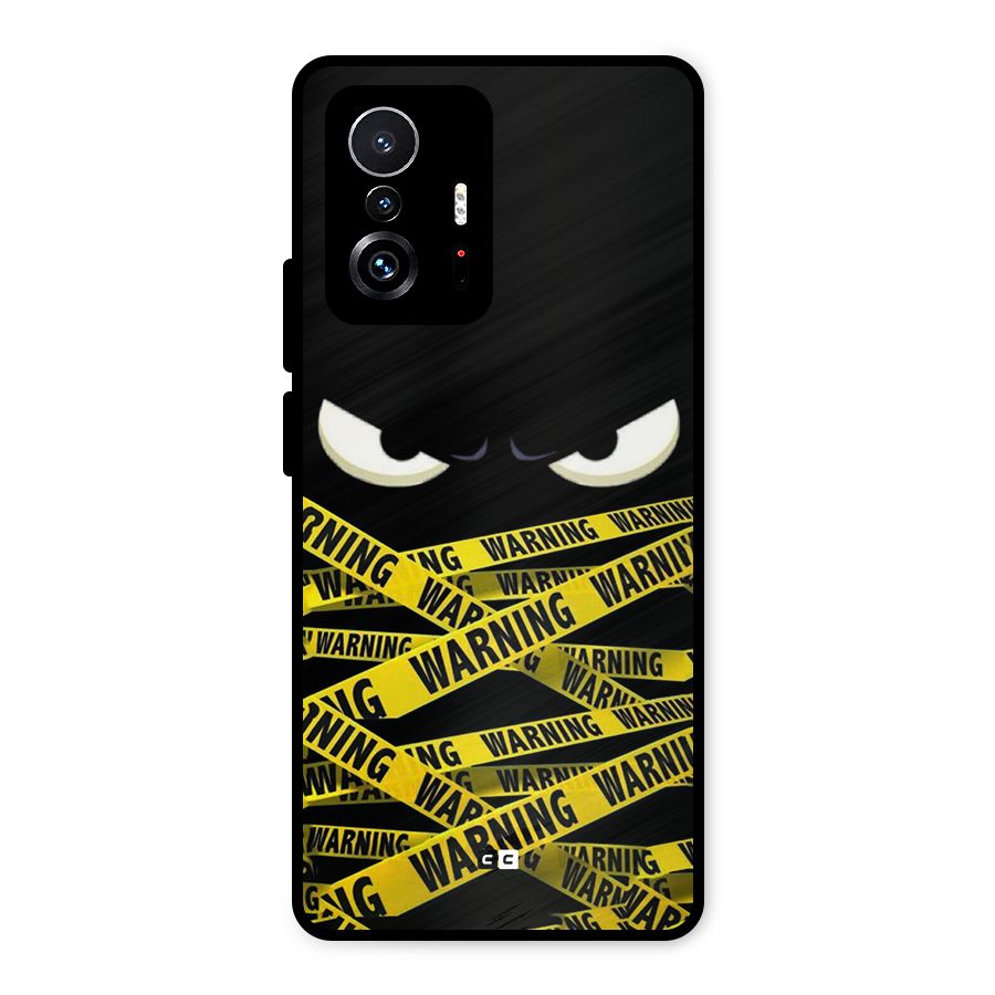 Warning Eyes Metal Back Case for Xiaomi 11T Pro