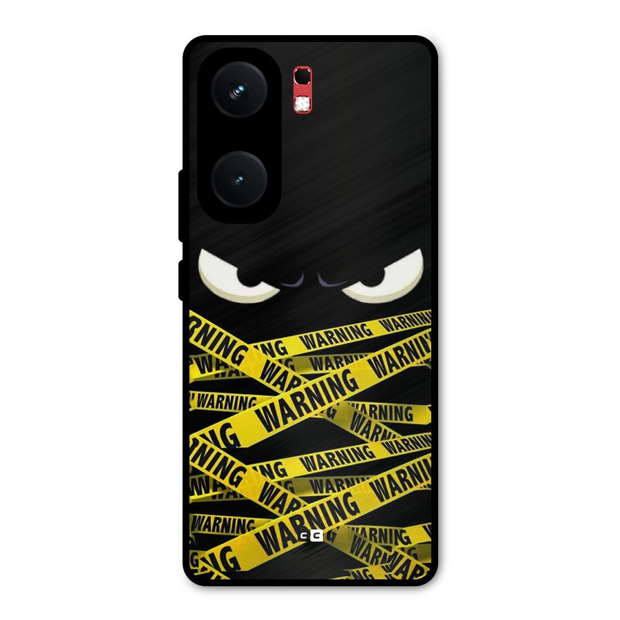 Warning Eyes Metal Back Case for iQOO Neo 9 Pro