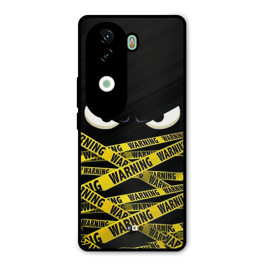 Warning Eyes Metal Back Case for iQOO Z9s