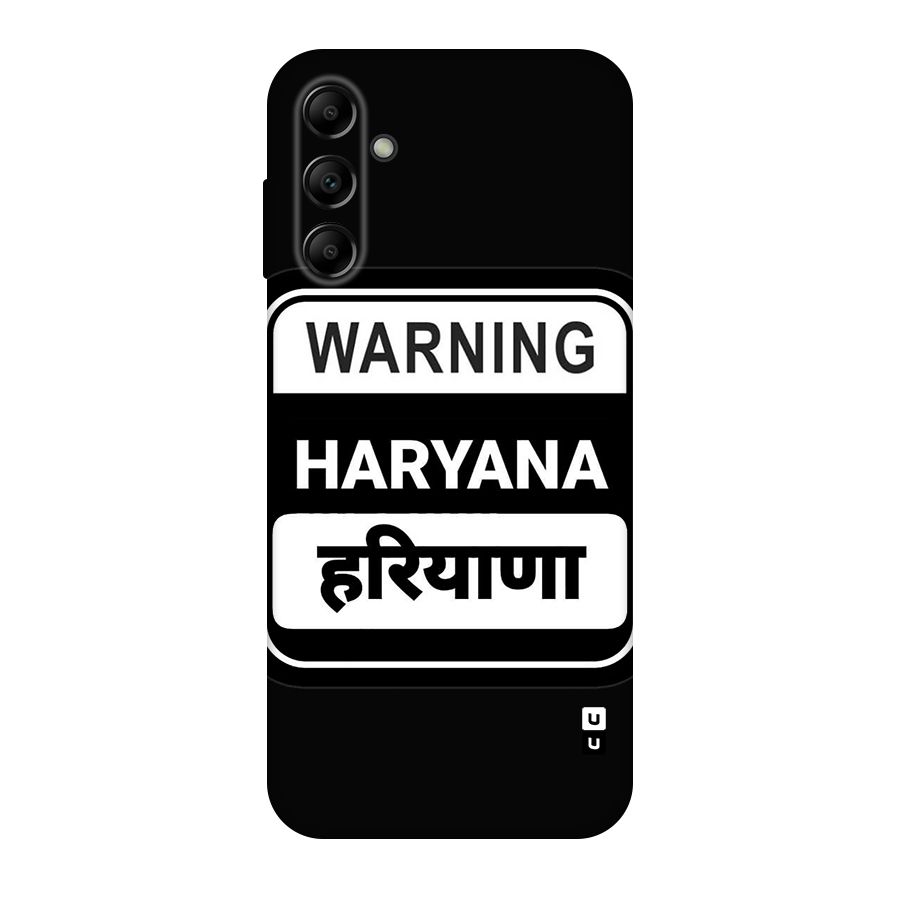 Warning Haryana Original Polycarbonate Back Case for Galaxy A14 5G