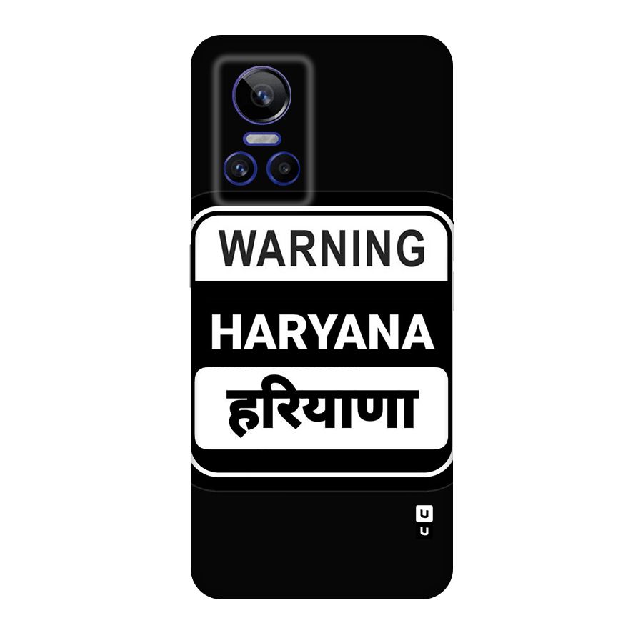 Warning Haryana Original Polycarbonate Back Case for Realme GT Neo 3