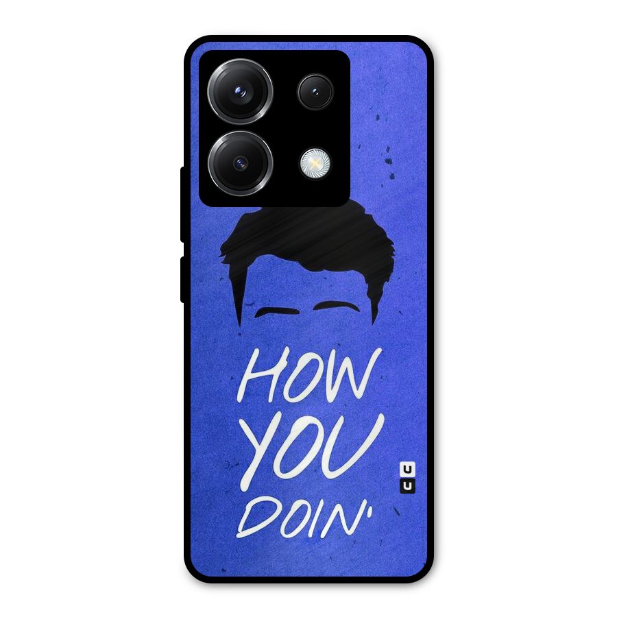 Wassup You Metal Back Case for Poco X6
