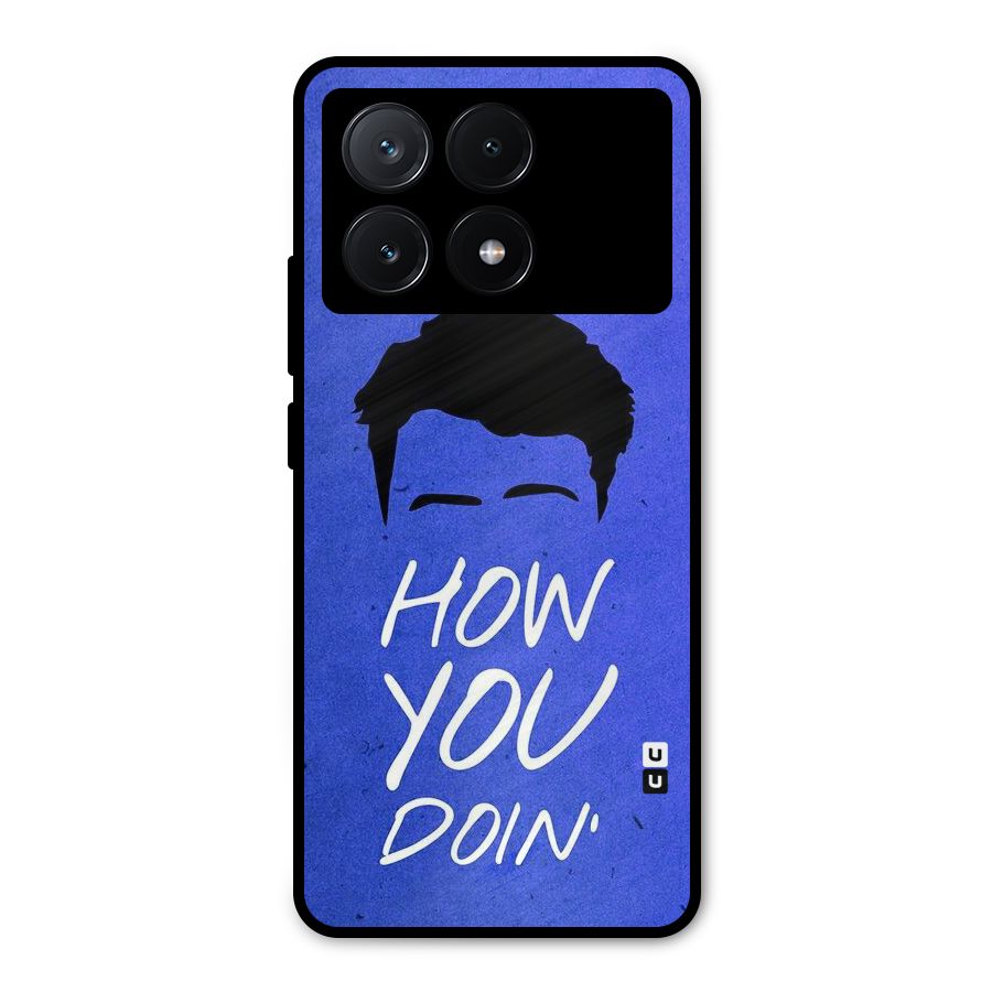 Wassup You Metal Back Case for Poco X6 Pro