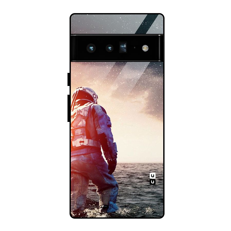 Water Astronaut Glass Back Case for Google Pixel 6 Pro