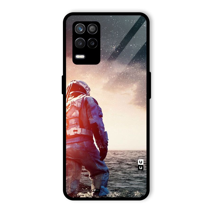 Water Astronaut Glass Back Case for Realme 8s 5G